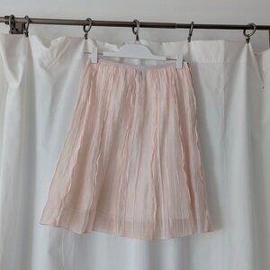 Nic & Zoe Pale Pink A-line Skirt